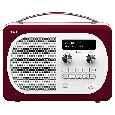 Pure Evoke D4 Mio DAB/FM Bluetooth Radio Raspberry
